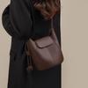 2025 New Women's Bag Autumn Winter Genuine Leather Single Shoulder Crossbody Bag High-end Vintage Bucket Bag
