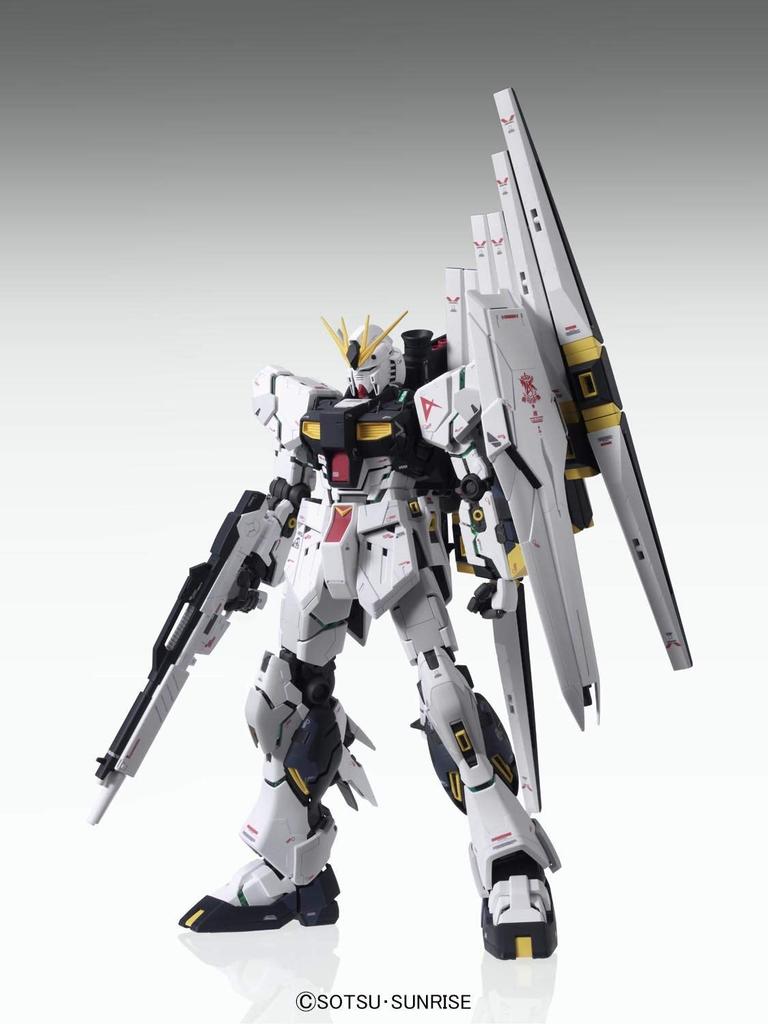 BANDAI SPIRITS MG Mobile Suit Gundam: Char's Counterattack RX-93 V Gundam Ver.Ka 1/100 Scale Pre-Colored Plastic Model