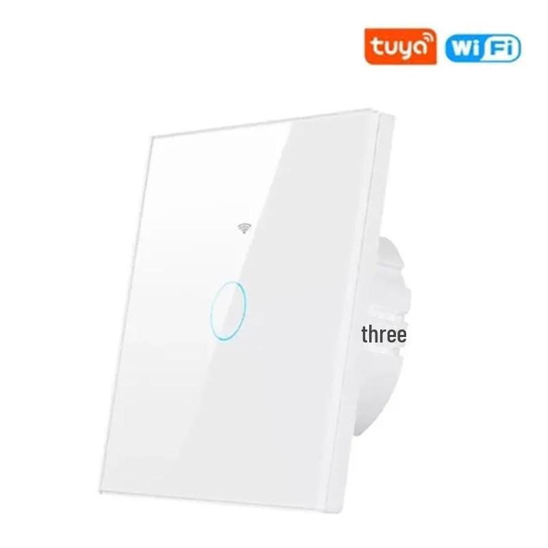 

Сенсорный переключатель Tuya WiFi Smart Switch, совместимость с Alexa и Google Home, пульт ДУ 433RF, 1/2/3-позиционный 1-way