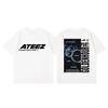 Ateez Golden Hour Part 4 Album Merch Tshirt Men Women Harajuku Kpop Short Sleeve Tshirts Summer Fashion Casual Cotton T Shirts