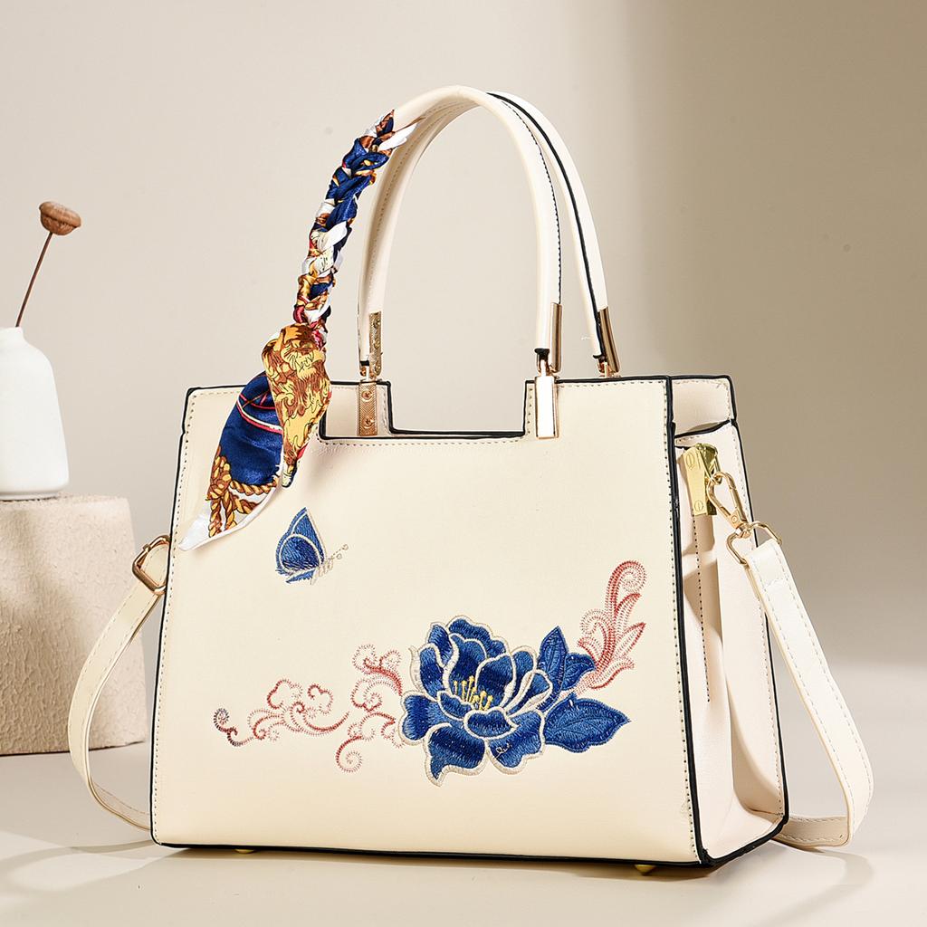 Geschenktasche Handtasche neu Messenger große Kapazität Atmosphäre Dame mittleren Alters gibt Muttertasche Geburtstag Damentasche Hochzeit