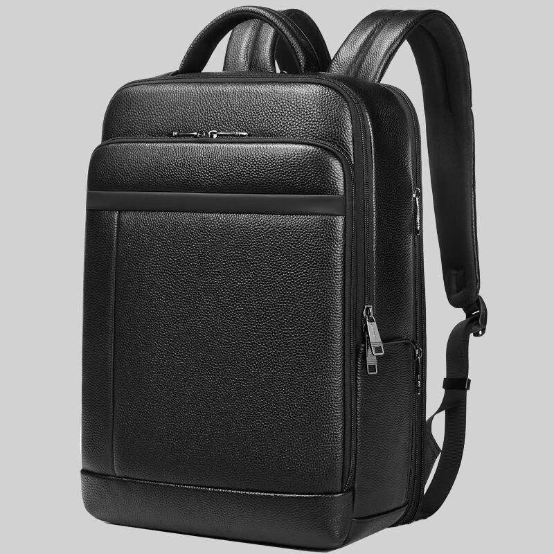 XinYicheng Men s Genuine Leather Business Travel Backpack