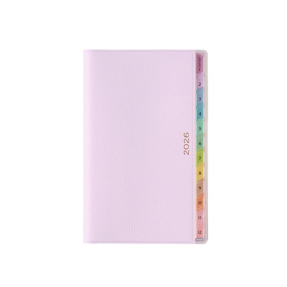 Farbenfrohes Index-Terminbuch PU-Leder To-Do-Listen-Notizblock Neues Terminkalender Schulbedarf