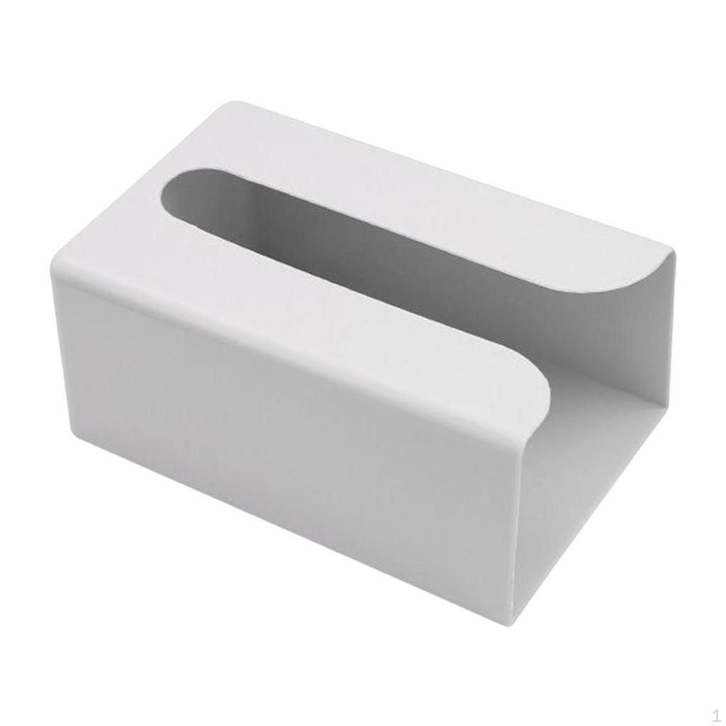 Elegant Wall-Mounted Facial Tissue Holder for Bathroom Organization