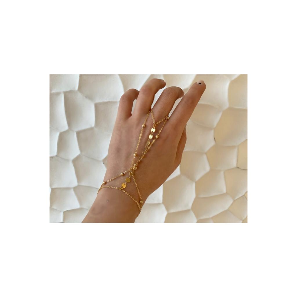 Zlatá sada příslušenství pro dvě ruky