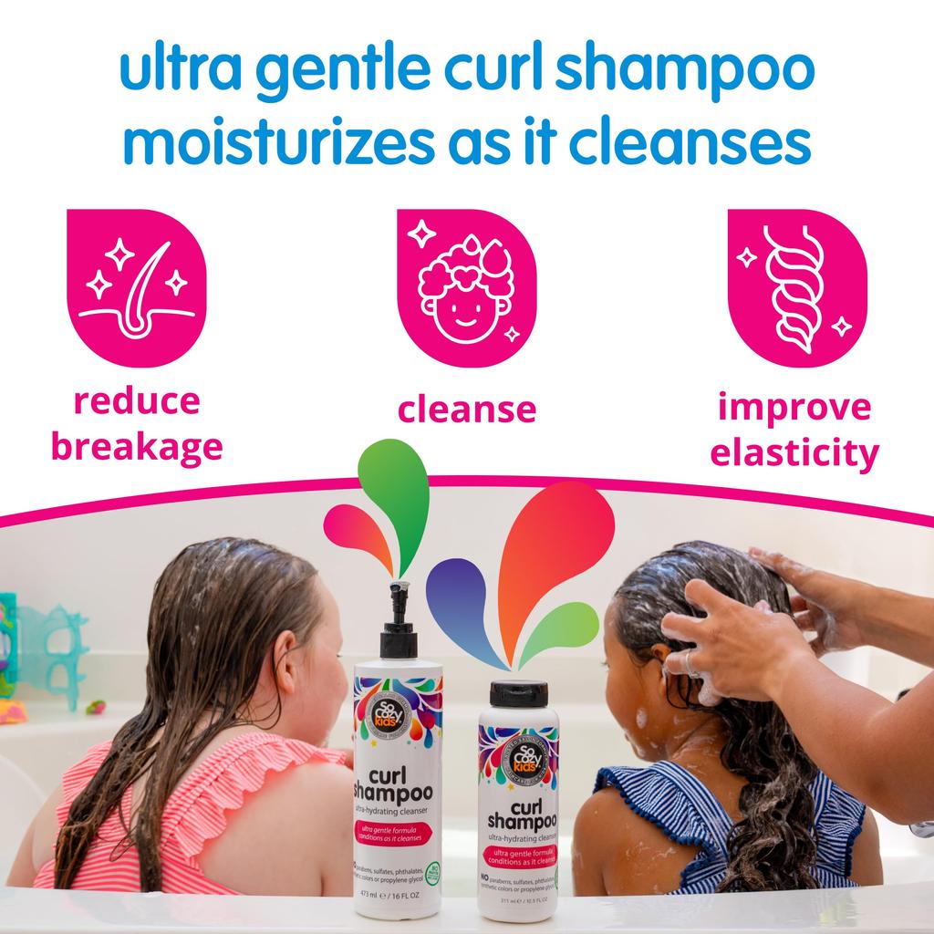 SoCozy Boing Curl Shampoo Sweet-Crème, No Frizz or Fuss, Curls Done Right, 10.5 fl. oz..