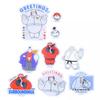 Disney Baymax Clear Peel and Stick Sticke Special Costume Japan NEW Disney Store