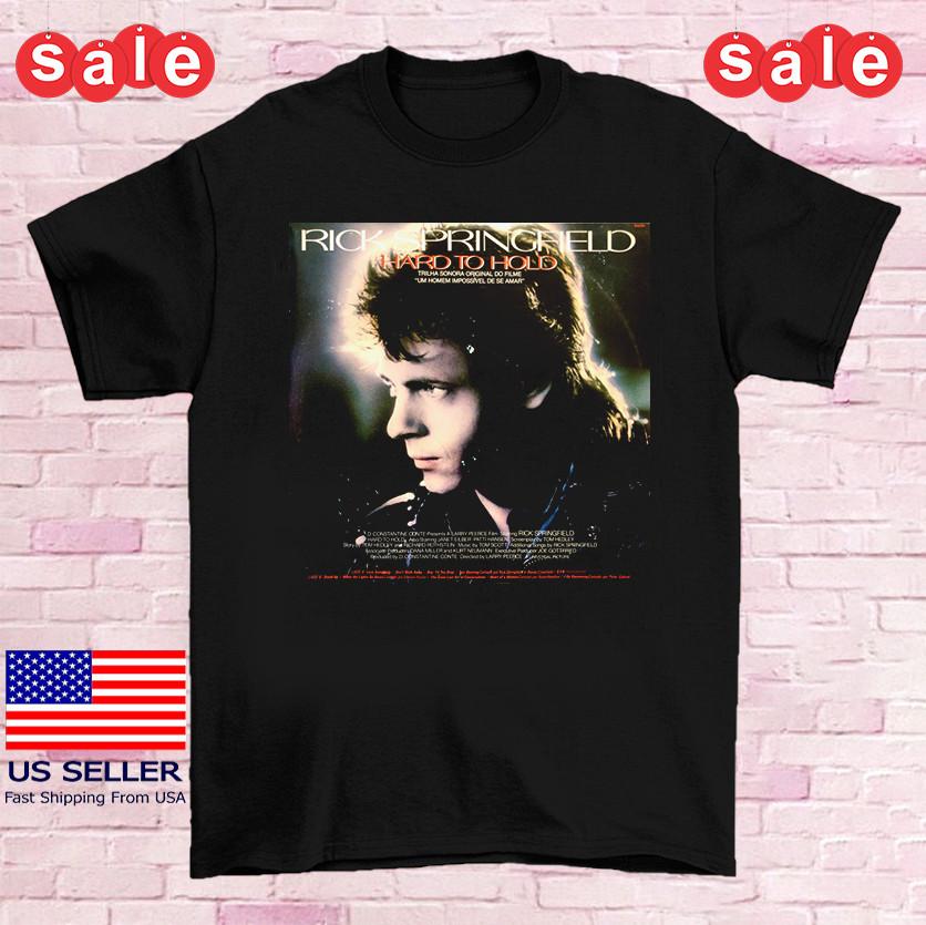 

Hard To Hold Album by Rick Springfield T Shirt Full Size S5XL Unisex T-Shirt XL