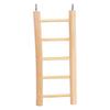 Natural Wood Birds Pets Parrots Ladders Climbing Toy Hanging Colorful Balls Parrot Toys for Conures Parakeets Cockatiels