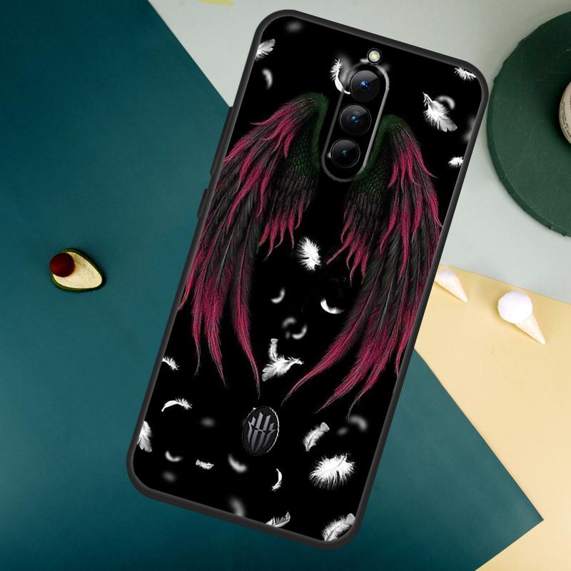 Fallen Angel Wings Art For ZTE Nubia Red Magic 10S 8 9 8S 9S Pro Plus 10 Air 6S 7S 7 Pro Red Magic 11 Pro Plus Case
