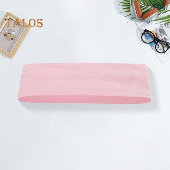 Women Men Headband High Elastic Solid Color Wide Hair Band Breathable Elastic Hair Tie Sports Yoga Fitness Headgear
