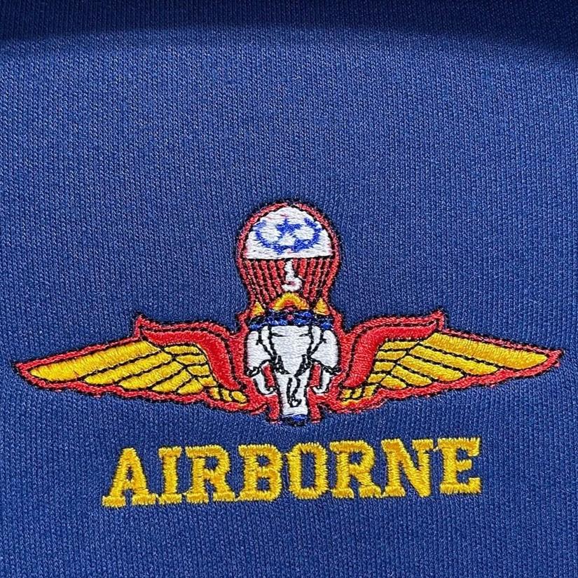 T-Shirt Königlich Thailändische Armee Ranger Tiger Schwert Luftlande Militär Soldat Thailand Rollkragen Langarm Gesticktes Logo Schnelltrocknend Herren Damen Unisex