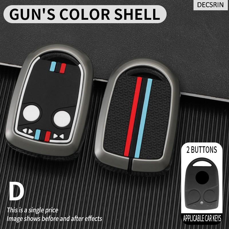 Zinc Alloy+Silicone Car Key Case Cover Protective Shell Fob For Benz Mercedes Daf Xf105 Xf It Sprinter Benz Car Key Accessories