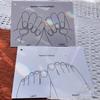 10 Sheets/Lot Nails Display Card Hand Feet False Nail Tips Packing Card Nail Art Storing Cardboard Manicure Showing Cards