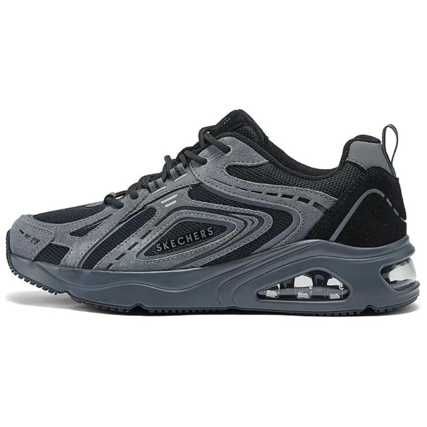 Skechers Street Fashion Retro Comfortable Low-Top Casual Running Shoes Men sneaker Gray 183087-GRY 42