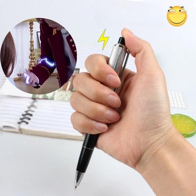 Magic Trick Funny Electric Pen Toy Interesting Surprising Gel Pen Shocking Practical Joke Toys Ballpoint Pen Classic Magic Prop