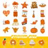 50 Orange Small Fresh Ins Graffiti Stickers Suitcase Laptop Mobile Stickers VSCO Orange Turtle