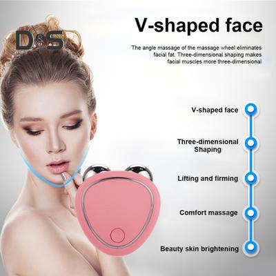 Gezichtsliftmachine, gezichtsmassager, microstroomroller, huidversteviging, USB-oplaadbaar schoonheidsapparaat voor oogverjonging en antirimpel