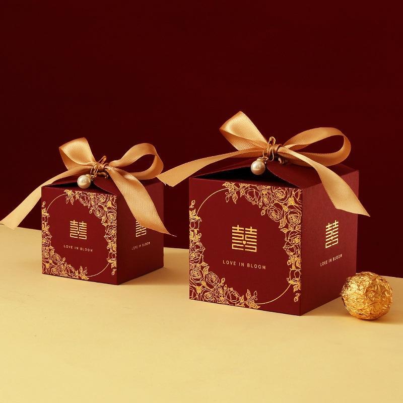 

Wedding Candy Gift Boxes with Handle