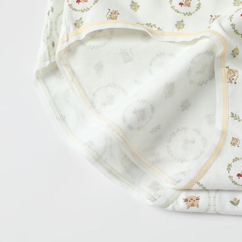 FenTeng Women's 3-Pack Mid-Rise Cartoon Briefs with Antibacterial Crotch