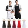 Oilproof Chef Aprons Adjustable Straps Cooking Aprons New Work Apron  For Women Men