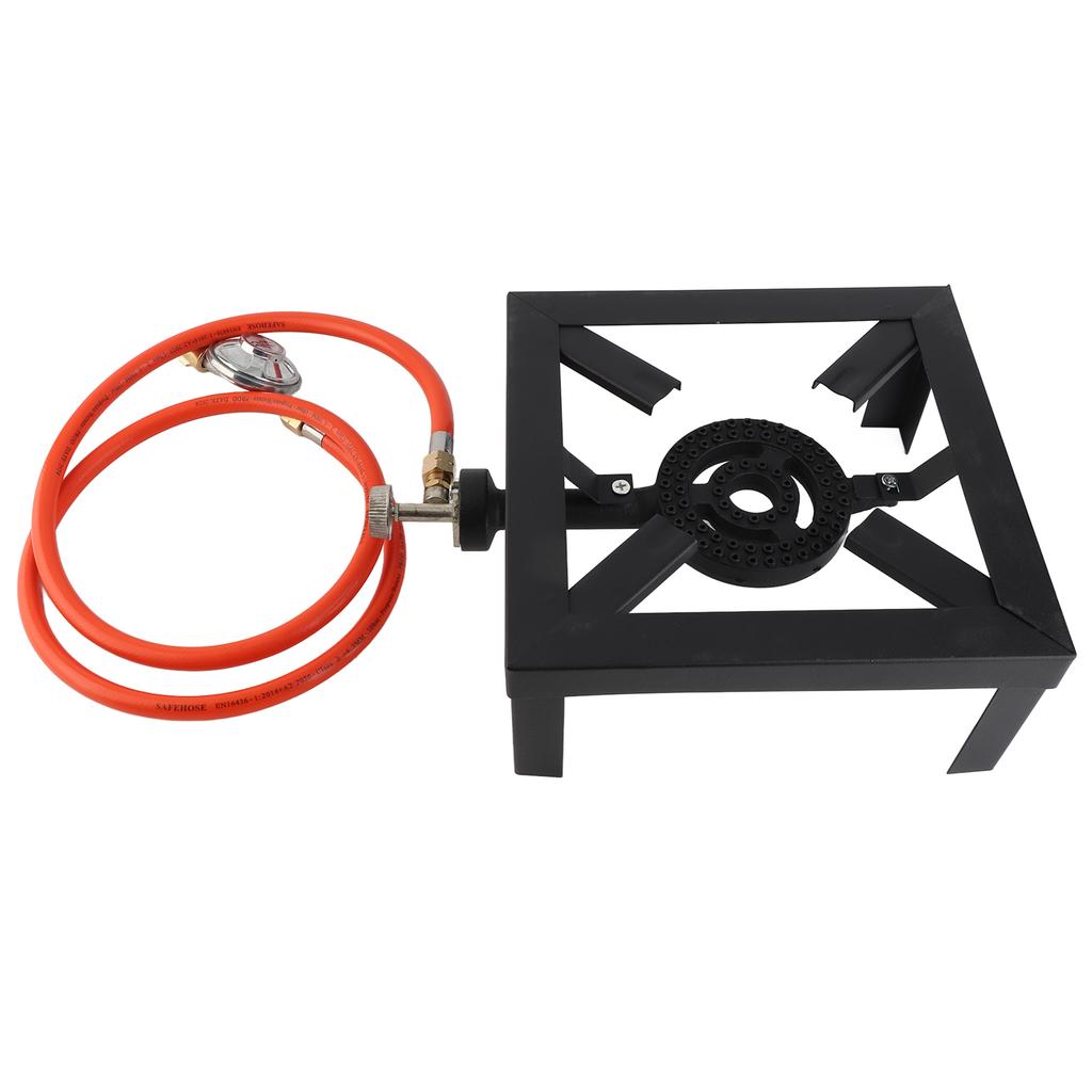 8KW Stove 8KW Gas Boiling Ring Cast Iron Stove Large Stove Outdoor Cooker Iron Frame Portable Fire Control Stove