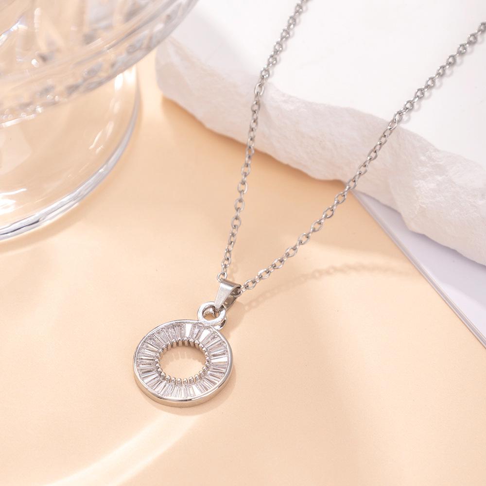 Double Layer Butterfly Necklace with Zircon Diamond Pendant - Chic, High-End Clavicle Jewelry