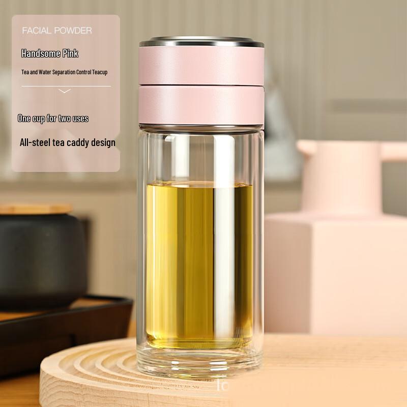 SX Tea Infuser Double Wall Glass Bottle