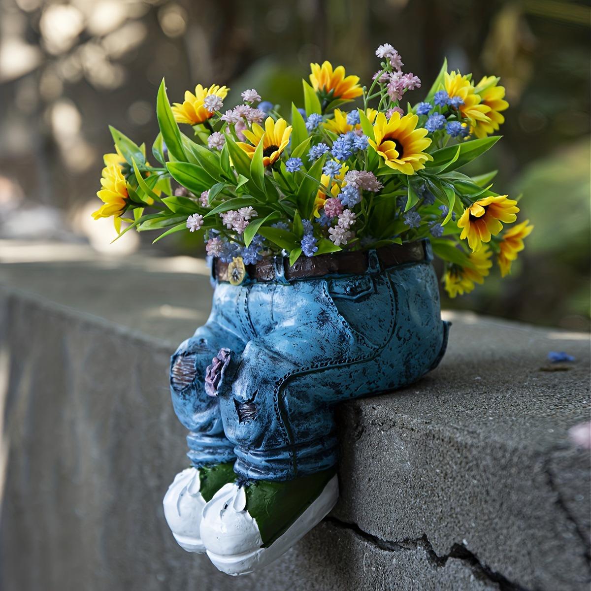 

Садовое искусство в скандинавском стиле, декоративная скульптура-цветочный горшок