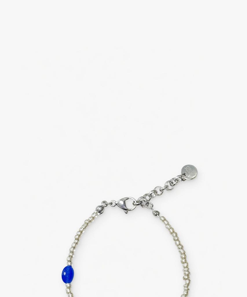 Runds Point Gemstone Bracelet (Silver)