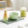 7 Pcs Matcha Whisk Set with Ceramic Bowl Glass Cup Japanese Ceremony Matcha Tea Making Tools Matcha Kit for Tea Ceremony