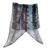 Korean design tie-dye printing long silk scarf summer thin chiffon streamer headband versatile decorative belt scarf