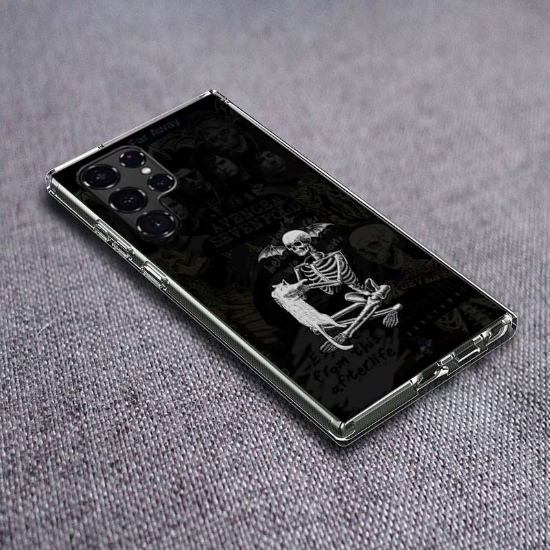 A-Avenged Sevenfold Phone Case For Samsung Galaxy S24 S23 S21 S20 FE S22 S26 Ultra S25 Edge S10 Plus Cover Clear TPU Capa Shell