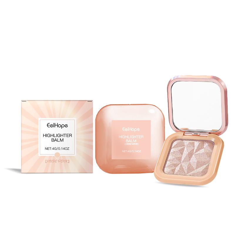 

Multicolor Highlighter Palette Shimmer Face Glow Powder Natural Luminous For Cheekbones Nose Party Makeup All Skin Types