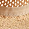 Artisanal Weaving Hat Durabililty Straw Hat Solid Color Straw Hat Gardening Hat for Beach Holidays