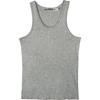Yiershuang Men's Ribbed Antibacterial Sleeveless Undershirt