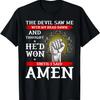 The Devil Thought He Won Until I Said AMEN T Shirt Christian T-Shirt