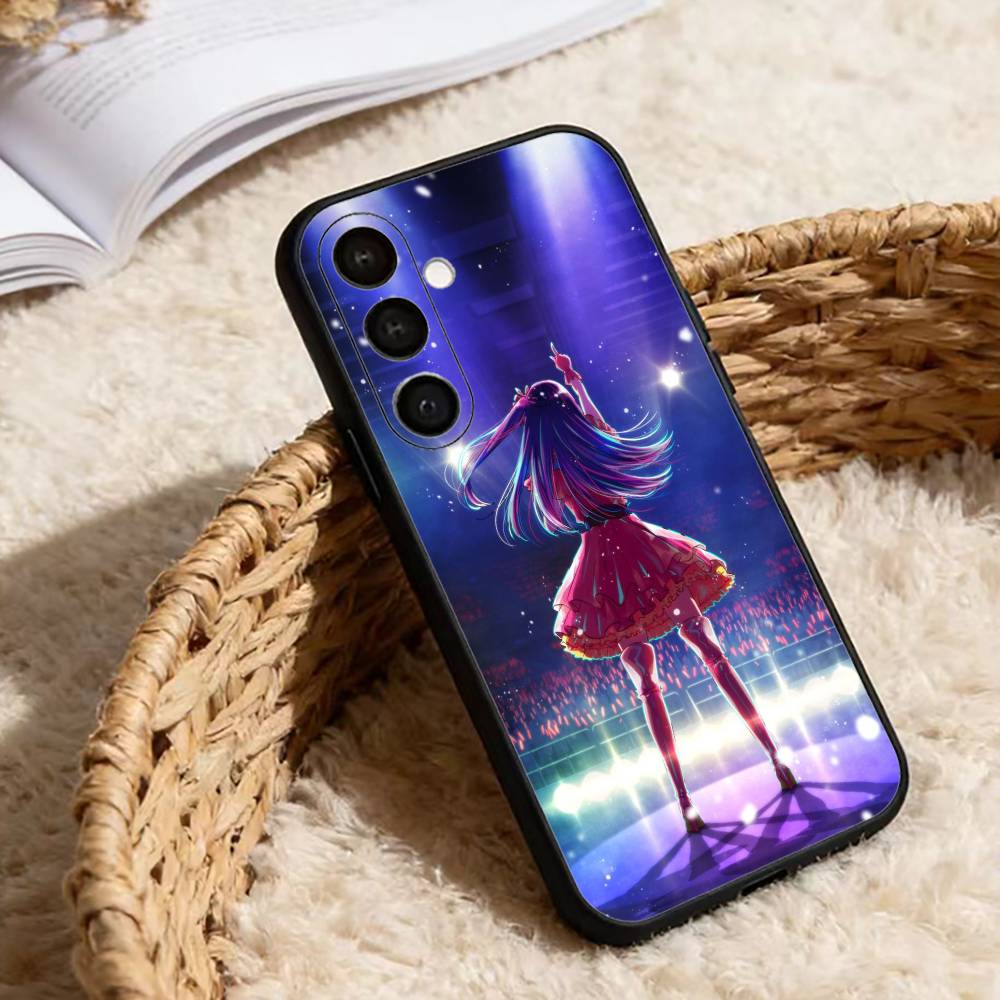 Anime O-Oshi No Ko Phone Case For Samsung Galaxy A91,80,73,72 ,71,53,52,32 ,31,22,21s,20,Soft Black Case