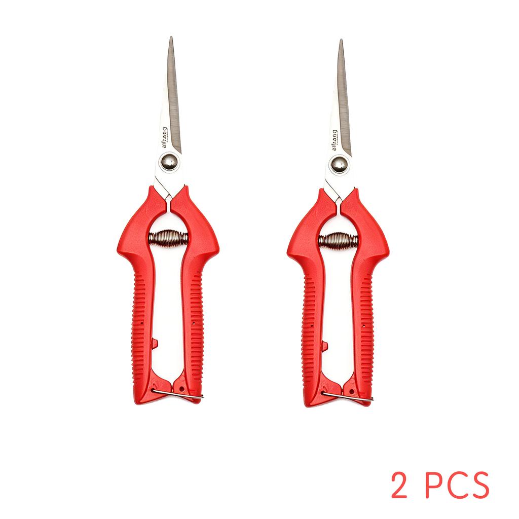 Professional Grape Pruning Scissors Stainless Steel Garden Shears with Lock for Fruit Picking Vegetable Patch Bonsai Care