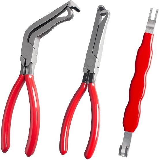 2 PCS Electrical Disconnect Pliers For Cars, 60 Degree Automotive Electrical Connector Pliers And Electrical Connector Separator Tool