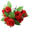Graceful 10 Heads Fake Rose Bud Bunch for Wedding and Garden Decor