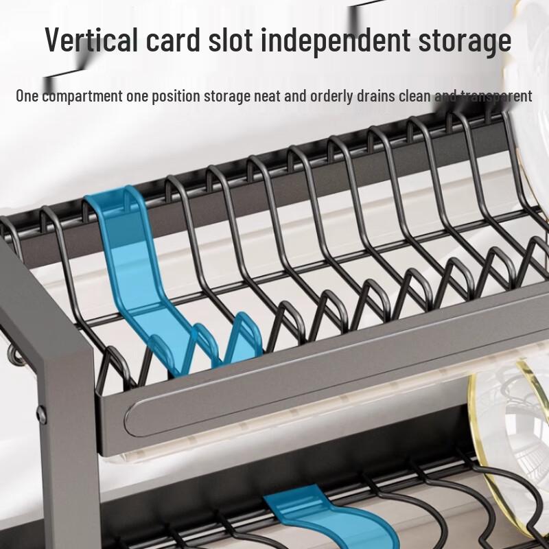 3-Tier Countertop Kitchen Dish Drying Rack