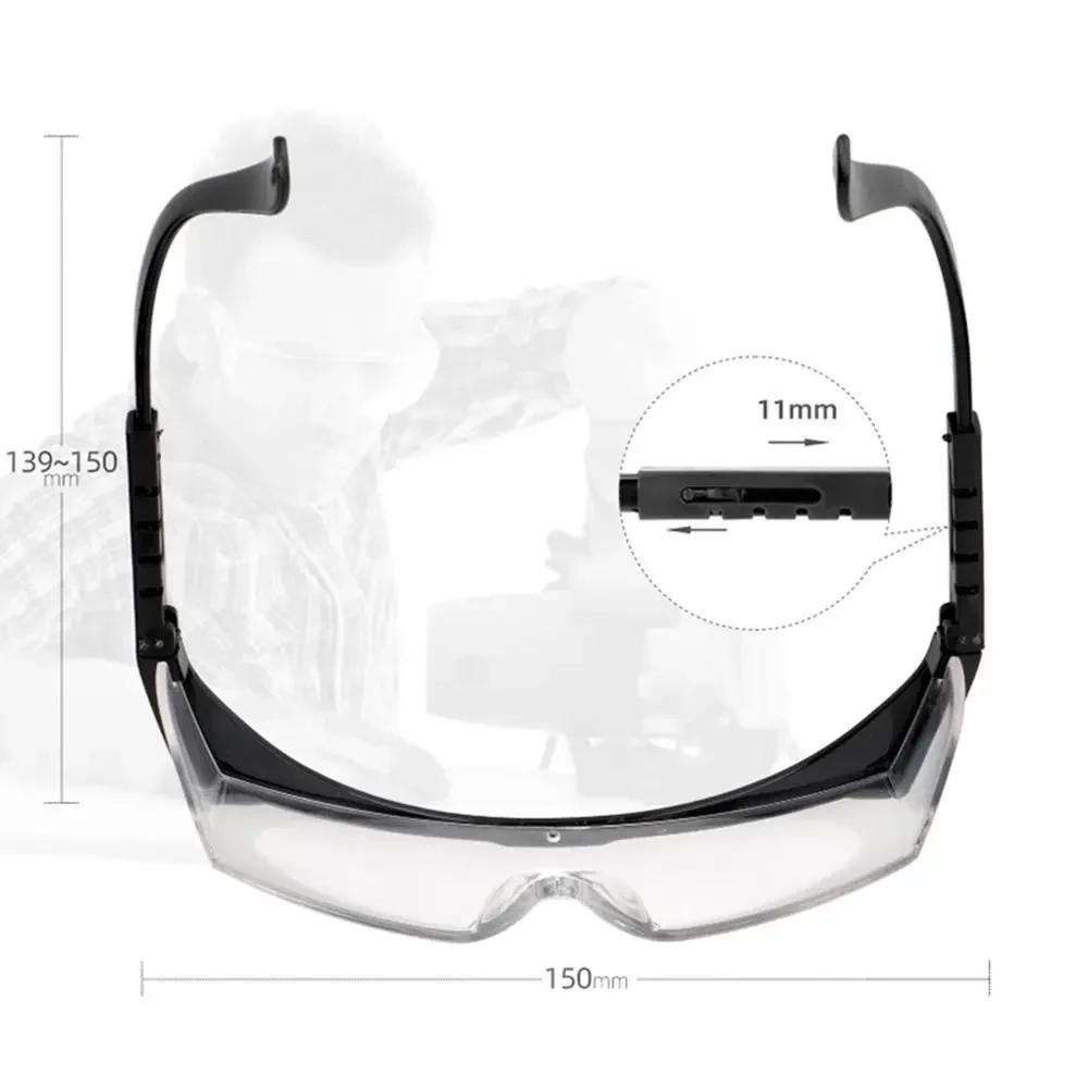 12pcs Anti-Splash Work Safety Glasses Eye Protecting Lab Goggles Protective Industrial Wind Dust Proof Goggles Cycling Glasse