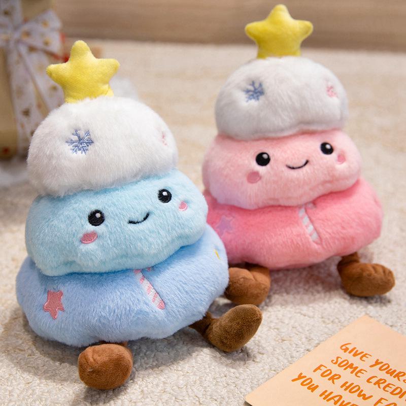 Cute Cartoon Christmas Tree Plush Toy - Rag Doll Ornament Christmas & Children's Day Gift