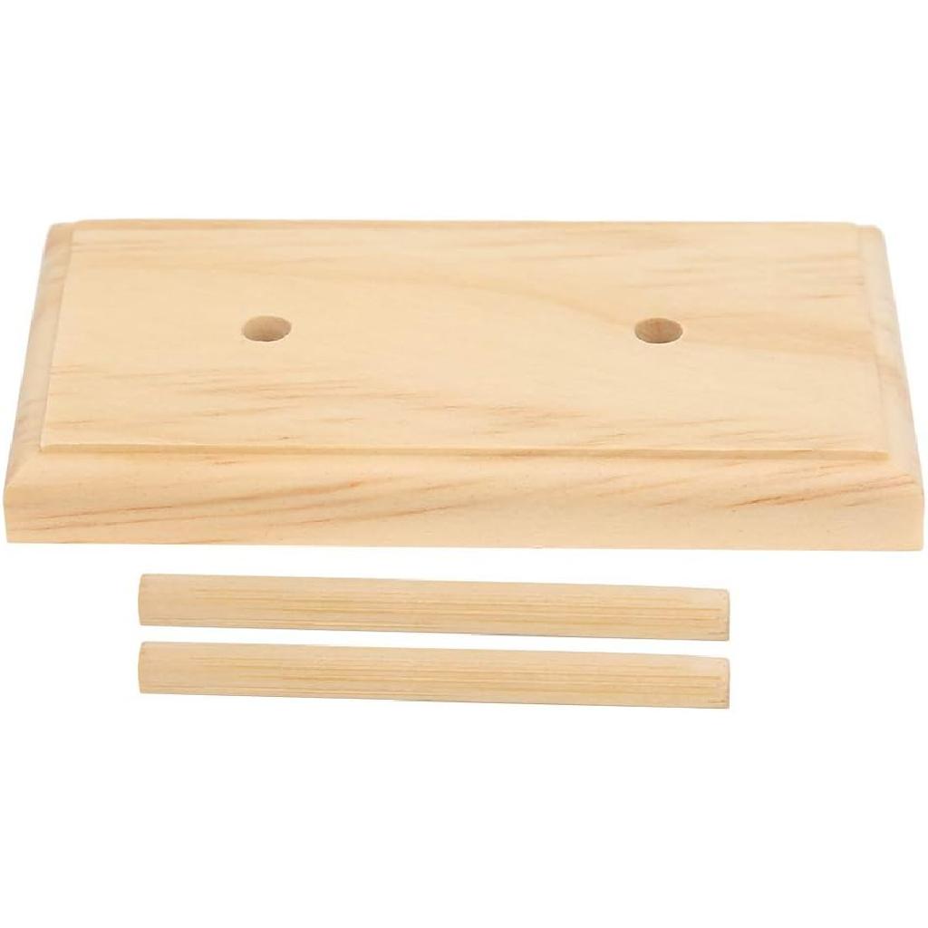 Wooden Hand Spinning Holder Spinning Yarn Ball Holder Wool Skein Thread Dispenser Embroidery Stitching Thread Holder Thread Spool Bobbin Rack