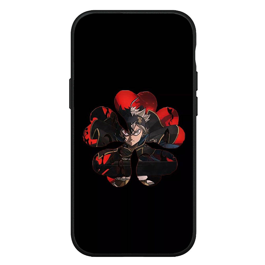 For iPhone 16 15 Xiaomi Redmi Note 13 12 11 Pro Max X 9 14 XR Samsung Galaxy A16 S24 S23 Plus Huawei OPPO Asta Black Clover Yuno Grinbellor Phone Case