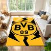 Borussia Dortmund Football Club Decorative Area Rug Durable Anti-slip Backing Non-slip Bottom Living Room Essential Minimalist Modern Style