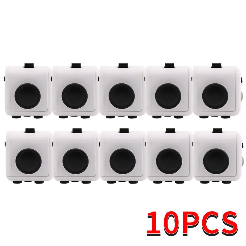 Fashion Decompression Dice Anti-Stress Relieve Adult Children Sensory Gift Fidget Toys Fingertip Press Button Toy For Kids