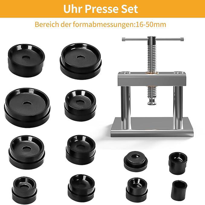 Watch Case Press & Opener Tool Kit for Battery & Band Replacement