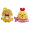 Sumikkogurashi Mini Plush Pork Cutlet Fried Shrimp Tail Sea Limited Edition Set San-X "Penguin Lagoon" Toy & Set, Shell, Summer, Cute, Soothing,